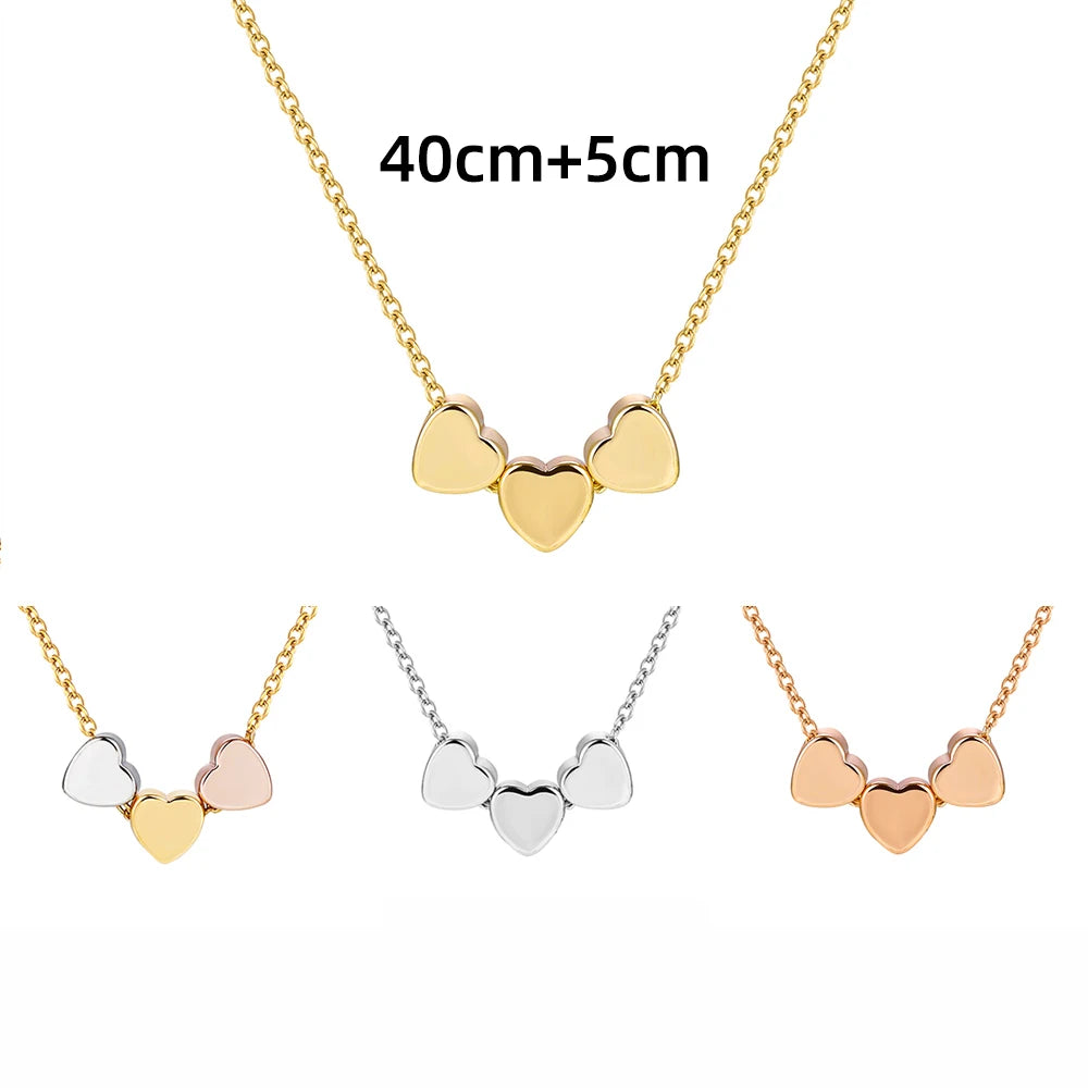 Collar Corazones Pequeños